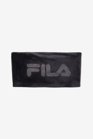 FILA Iman Bandeau Top Shirts Black,Womens Clothing | CA.RFZKXI326